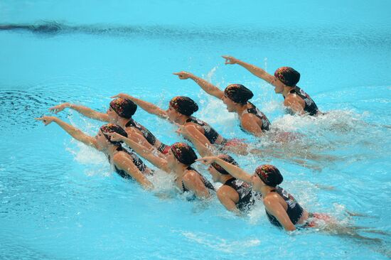 2015 FINA World Championships. Synchronized swimming. Women's team technical. Preliminary round