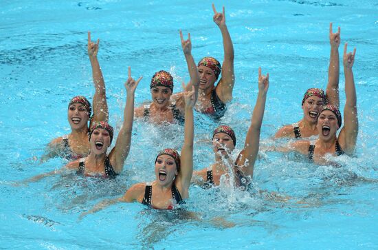 2015 FINA World Championships. Synchronized swimming. Women's team technical. Preliminary round