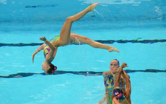 2015 FINA World Championships. Synchronized swimming. Women's team technical. Preliminary round