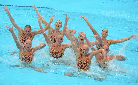 2015 FINA World Championships. Synchronized swimming. Women's team technical. Preliminary round
