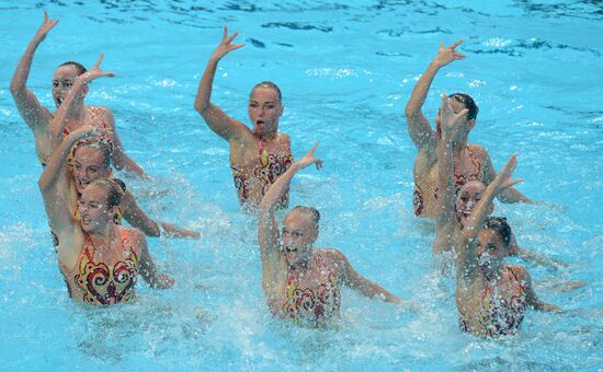 2015 FINA World Championships. Synchronized swimming. Women's team technical. Preliminary round