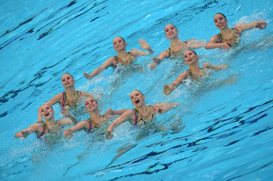 2015 FINA World Championships. Synchronized swimming. Womens' team technical. Preliminary round