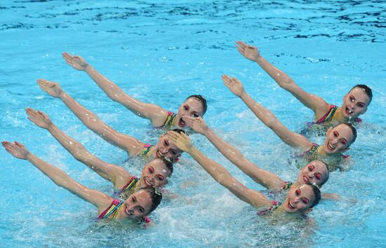 2015 FINA World Championships. Synchronized swimming. Womens' team technical. Preliminary round