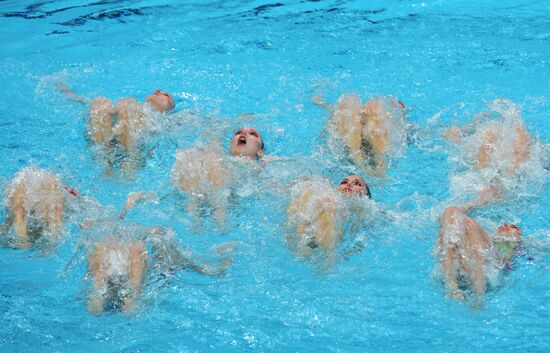 2015 FINA World Championships. Synchronized swimming. Womens' team technical. Preliminary round