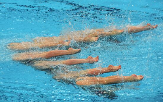 2015 FINA World Championships. Synchronized swimming. Womens' team technical. Preliminary round