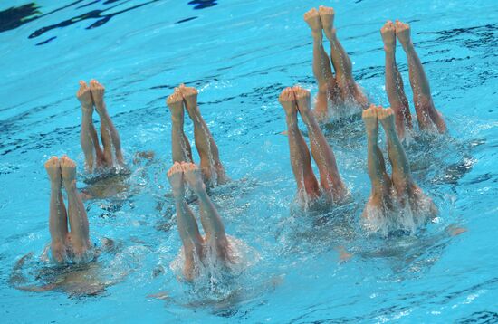 2015 FINA World Championships. Synchronized swimming. Womens' team technical. Preliminary round
