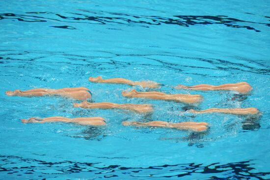 2015 FINA World Championships. Synchronized swimming. Womens' team technical. Preliminary round
