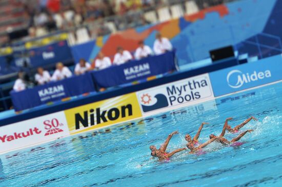 2015 FINA World Championships. Synchronized swimming. Womens' team technical. Preliminary round