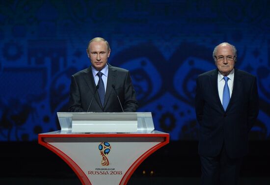 President Putin took part in FIFA 2018 World Cup Preliminary Draw