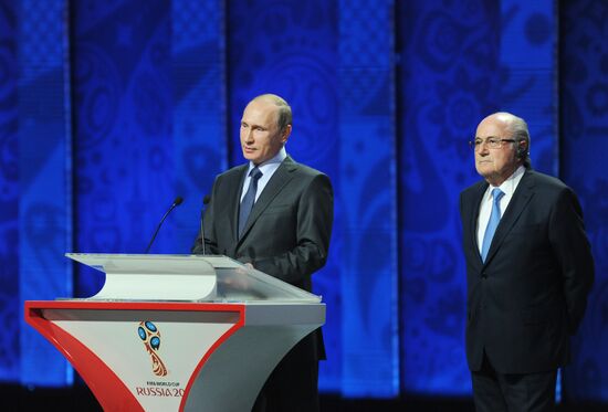 President Putin took part in FIFA 2018 World Cup Preliminary Draw