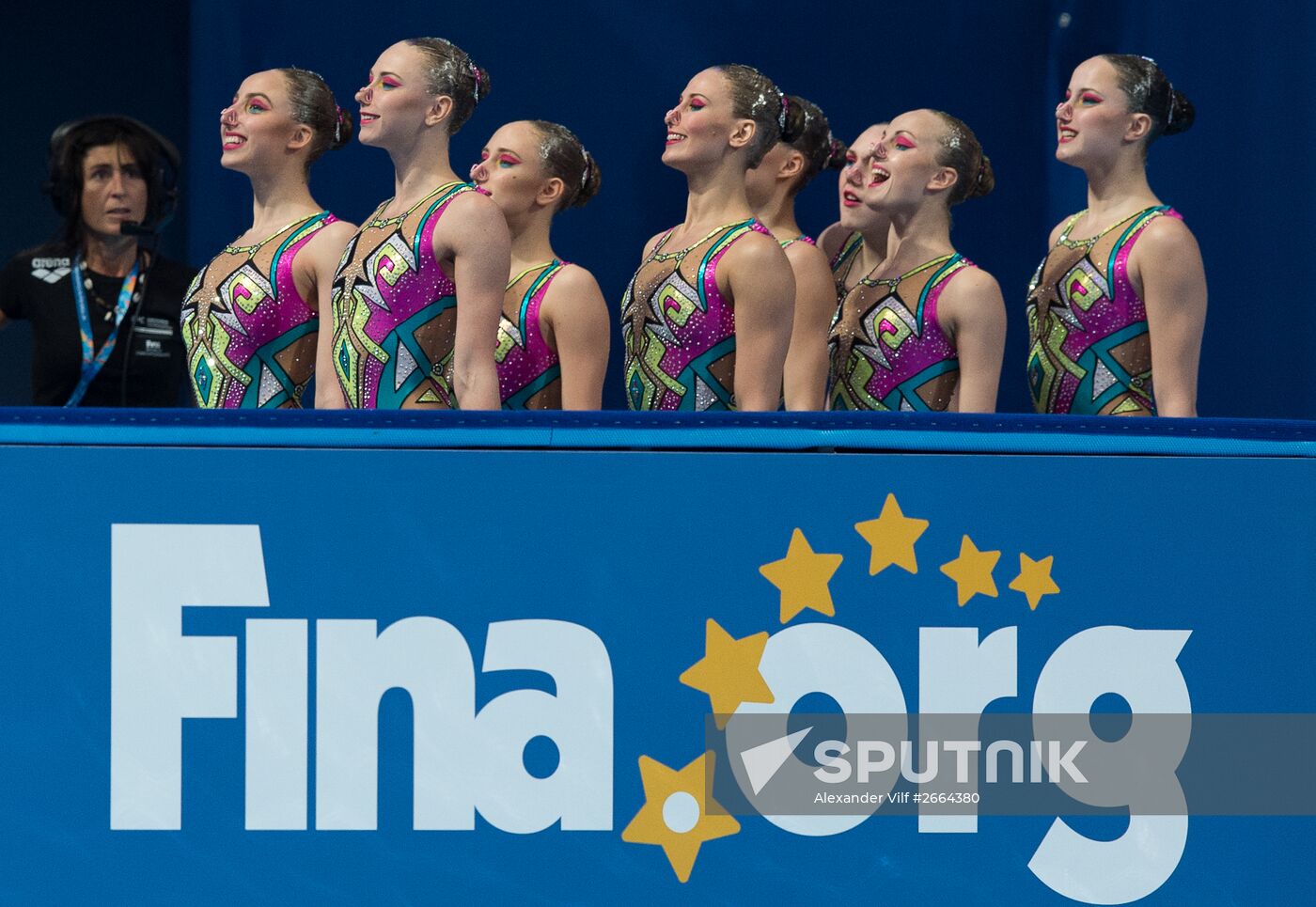 2015 FINA World Championships. Synchronized swimming. Womens' team technical. Preliminary round