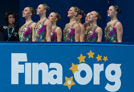 2015 FINA World Championships. Synchronized swimming. Womens' team technical. Preliminary round