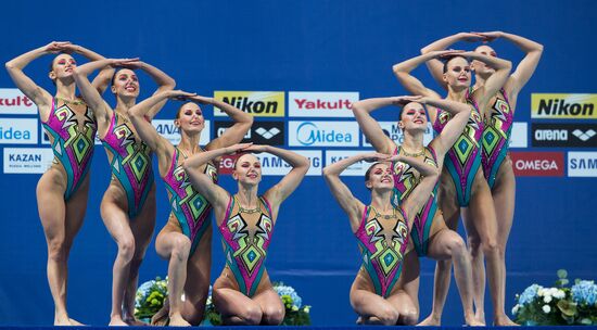 2015 FINA World Championships. Synchronized swimming. Womens' team technical. Preliminary round