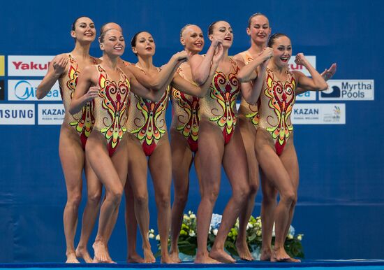 2015 FINA World Championships. Synchronized swimming. Womens' team technical. Preliminary round