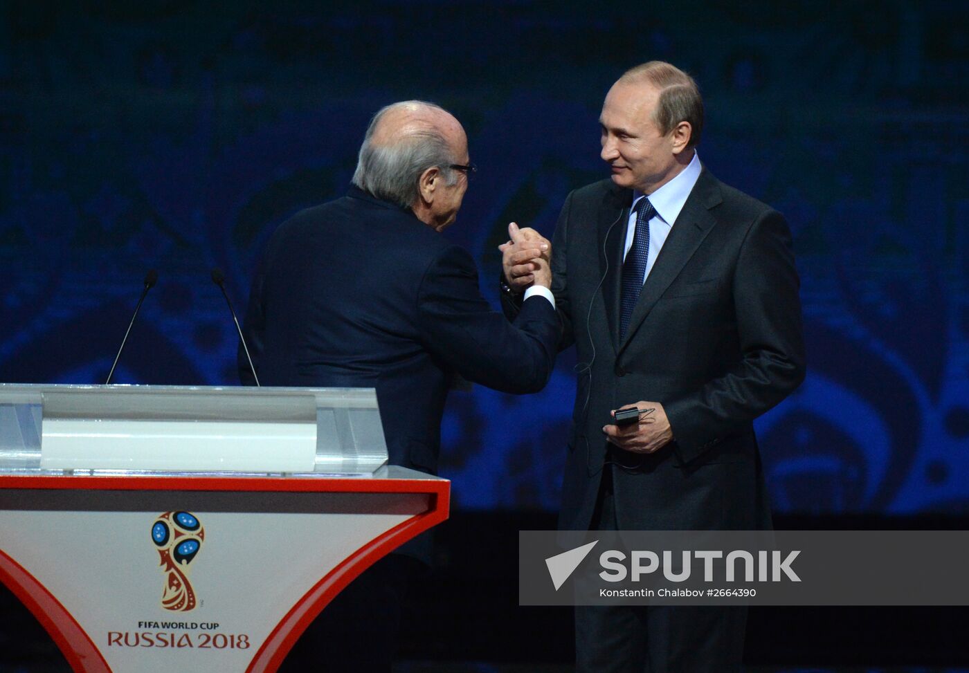 President Putin took part in FIFA 2018 World Cup Preliminary Draw