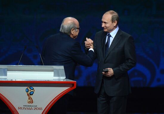 President Putin took part in FIFA 2018 World Cup Preliminary Draw