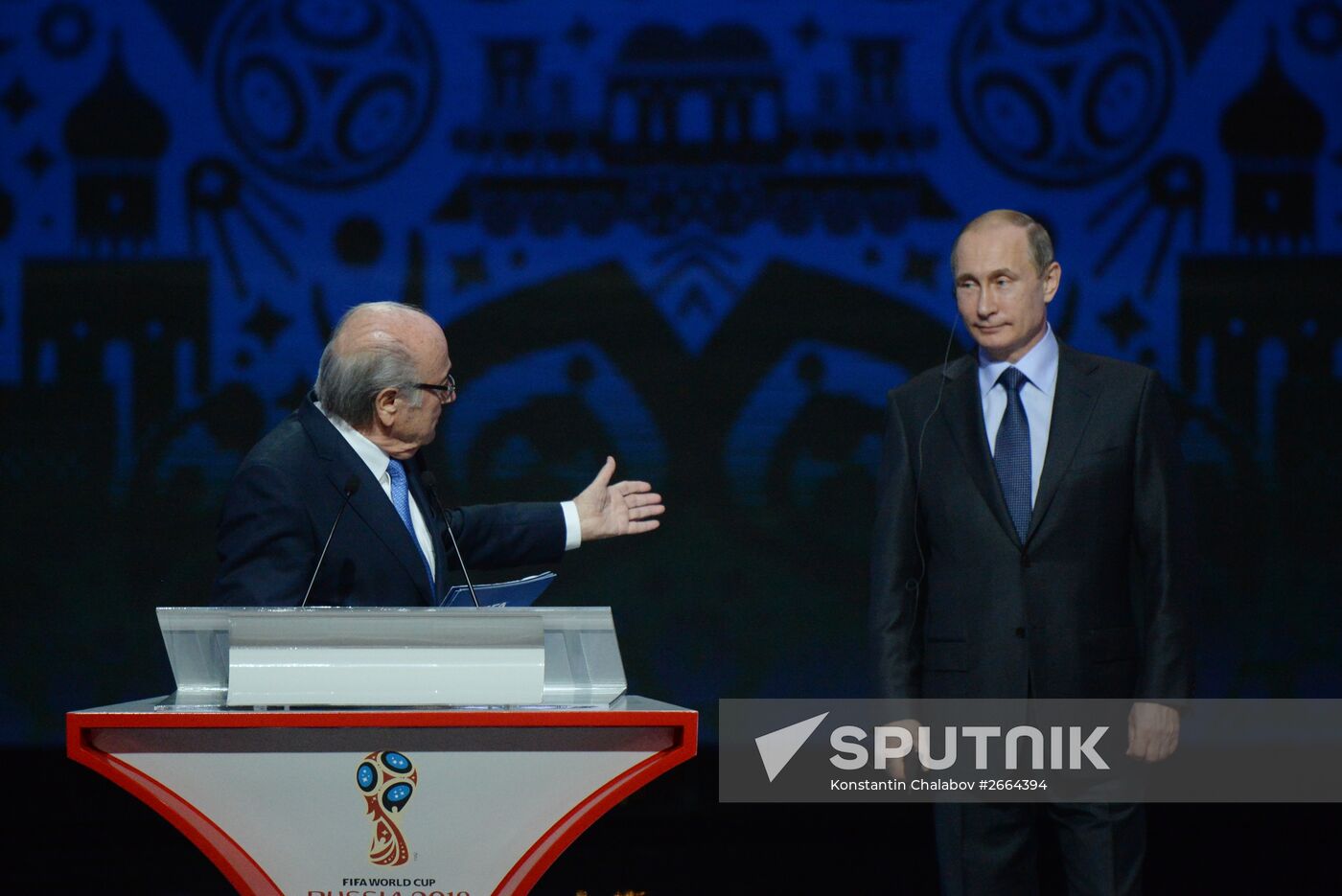 President Putin took part in FIFA 2018 World Cup Preliminary Draw