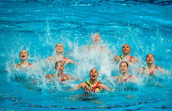 2015 FINA World Championships. Synchronized swimming. Womens' team technical. Preliminary round