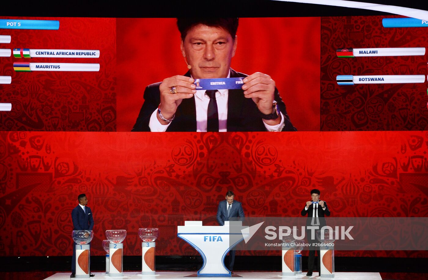 2018 FIFA World Cup Russia Preliminary Draw