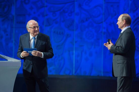 President Putin took part in FIFA 2018 World Cup Preliminary Draw