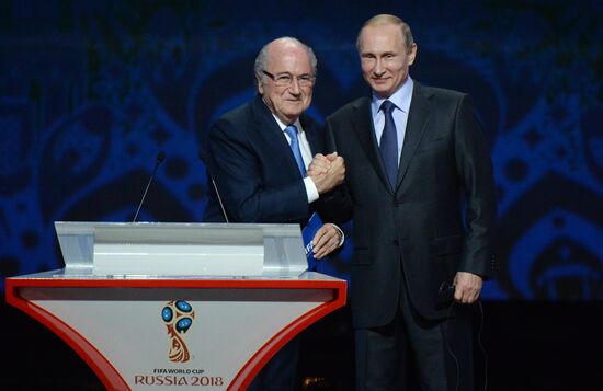 President Putin took part in FIFA 2018 World Cup Preliminary Draw