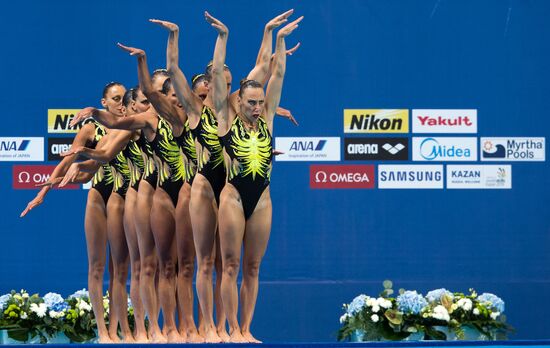 2015 FINA World Championships. Synchronized swimming. Womens' team technical. Preliminary round