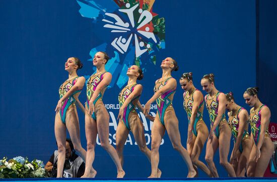 2015 FINA World Championships. Synchronized swimming. Womens' team technical. Preliminary round