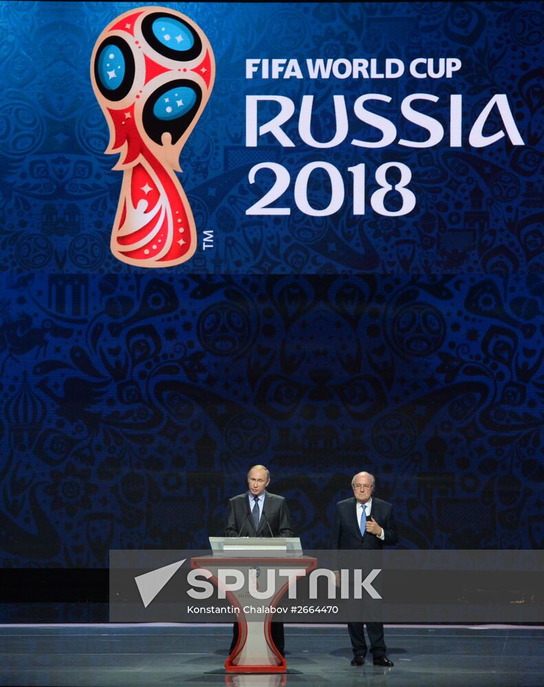 President Putin took part in FIFA 2018 World Cup Preliminary Draw