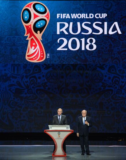 President Putin took part in FIFA 2018 World Cup Preliminary Draw