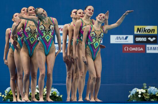 2015 FINA World Championships. Synchronized swimming. Womens' team technical. Preliminary round