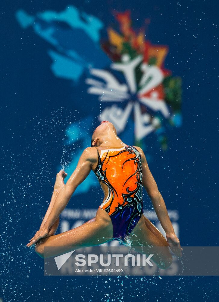 2015 FINA World Championships. Synchronized swimming. Womens' team technical. Preliminary round