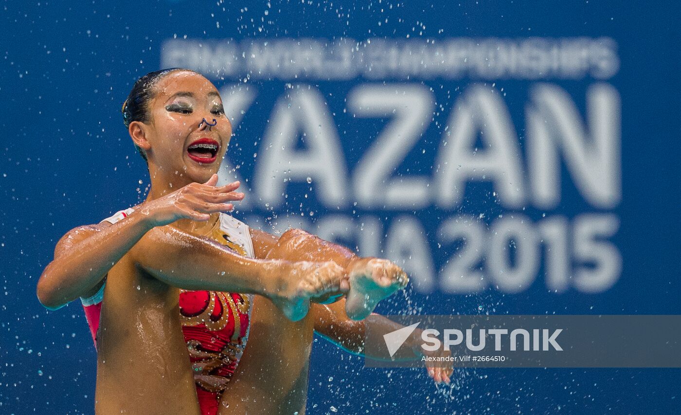 2015 FINA World Championships. Synchronized swimming. Womens' team technical. Preliminary round