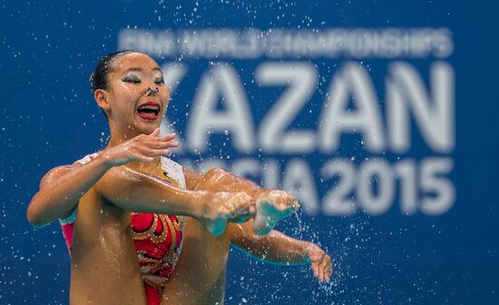 2015 FINA World Championships. Synchronized swimming. Womens' team technical. Preliminary round