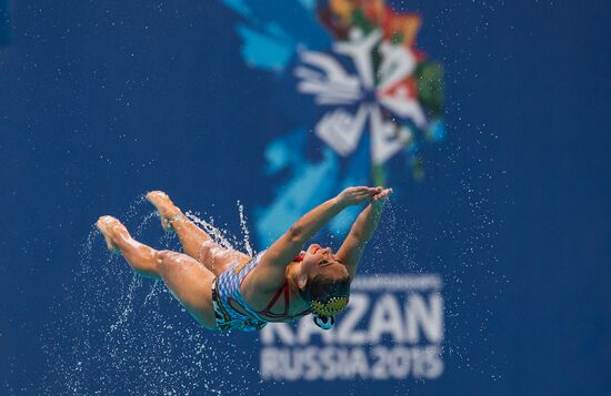2015 FINA World Championships. Synchronized swimming. Womens' team technical. Preliminary round