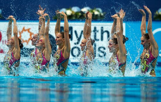 2015 FINA World Championships. Synchronized swimming. Womens' team technical. Preliminary round