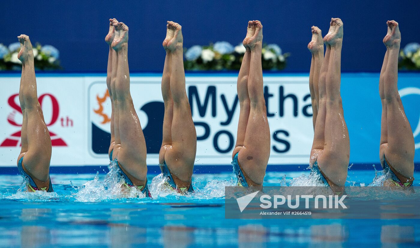 2015 FINA World Championships. Synchronized swimming. Womens' team technical. Preliminary round