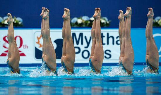 2015 FINA World Championships. Synchronized swimming. Womens' team technical. Preliminary round