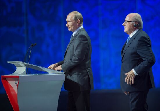 President Putin took part in FIFA 2018 World Cup Preliminary Draw