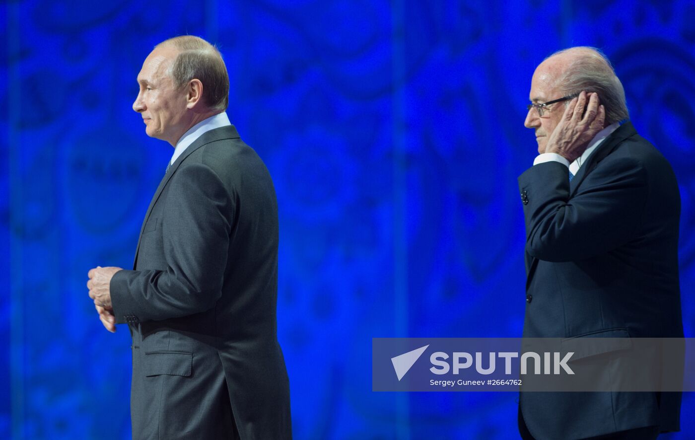 President Putin took part in FIFA 2018 World Cup Preliminary Draw