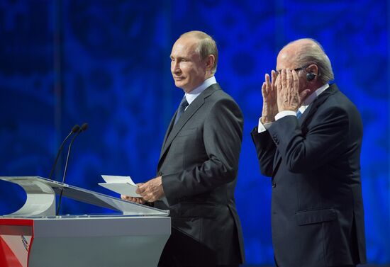 President Putin took part in FIFA 2018 World Cup Preliminary Draw
