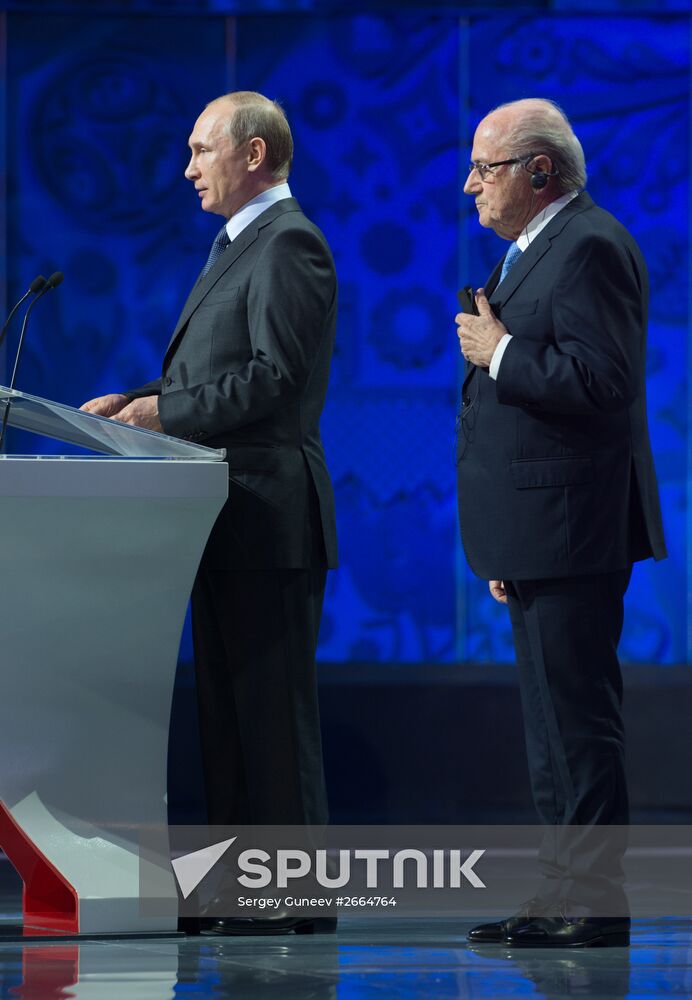 President Putin took part in FIFA 2018 World Cup Preliminary Draw