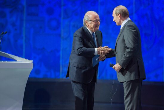President Putin took part in FIFA 2018 World Cup Preliminary Draw