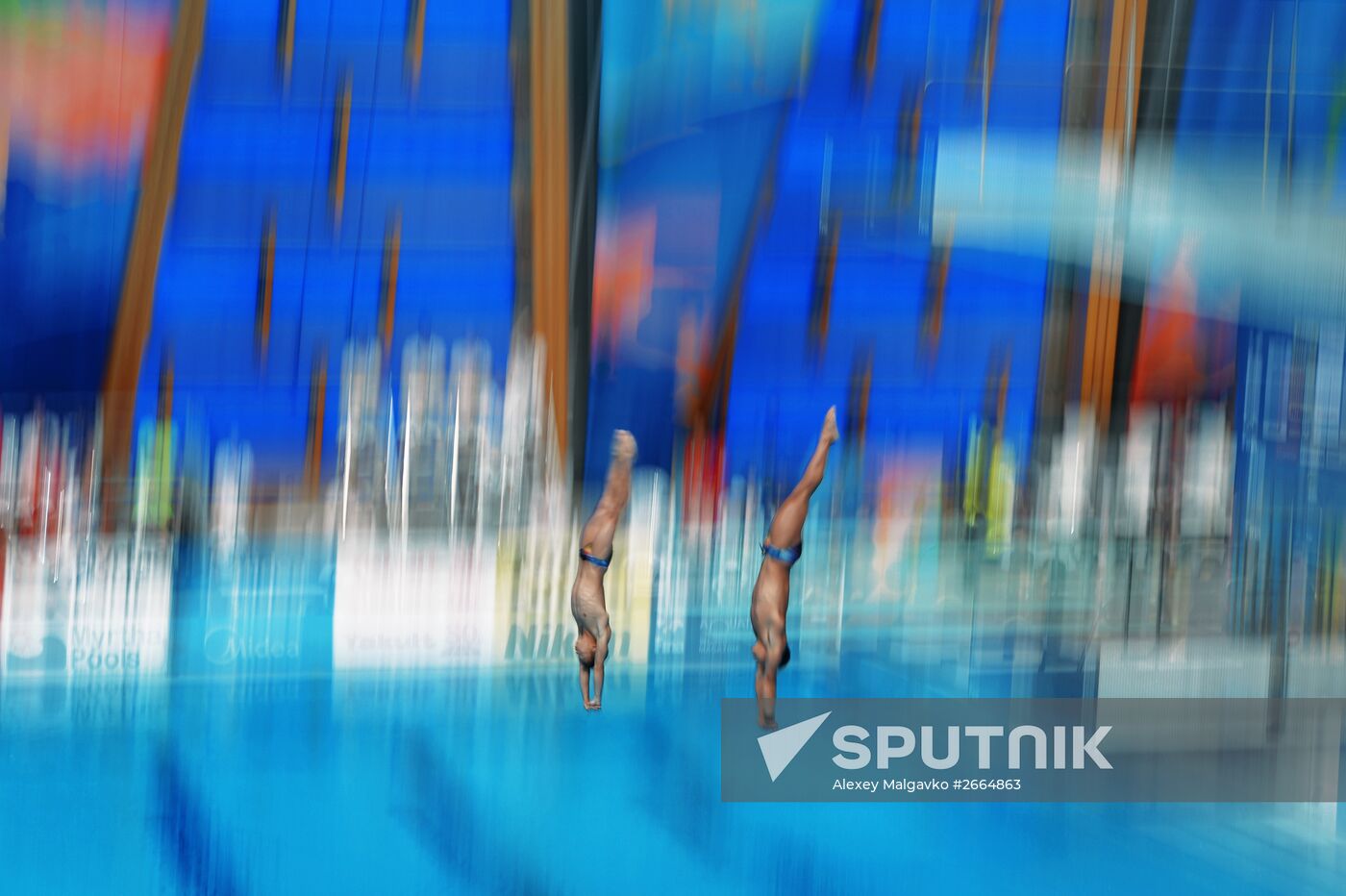 2015 FINA World Aquatics Championships. Synchronized diving. Men. 10m platform. Preliminary round