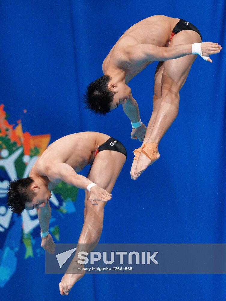 2015 FINA World Aquatics Championships. Synchronized diving. Men. 10m platform. Preliminary round