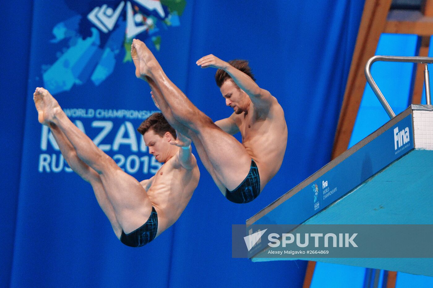 2015 FINA World Aquatics Championships. Synchronized diving. Men. 10m platform. Preliminary round