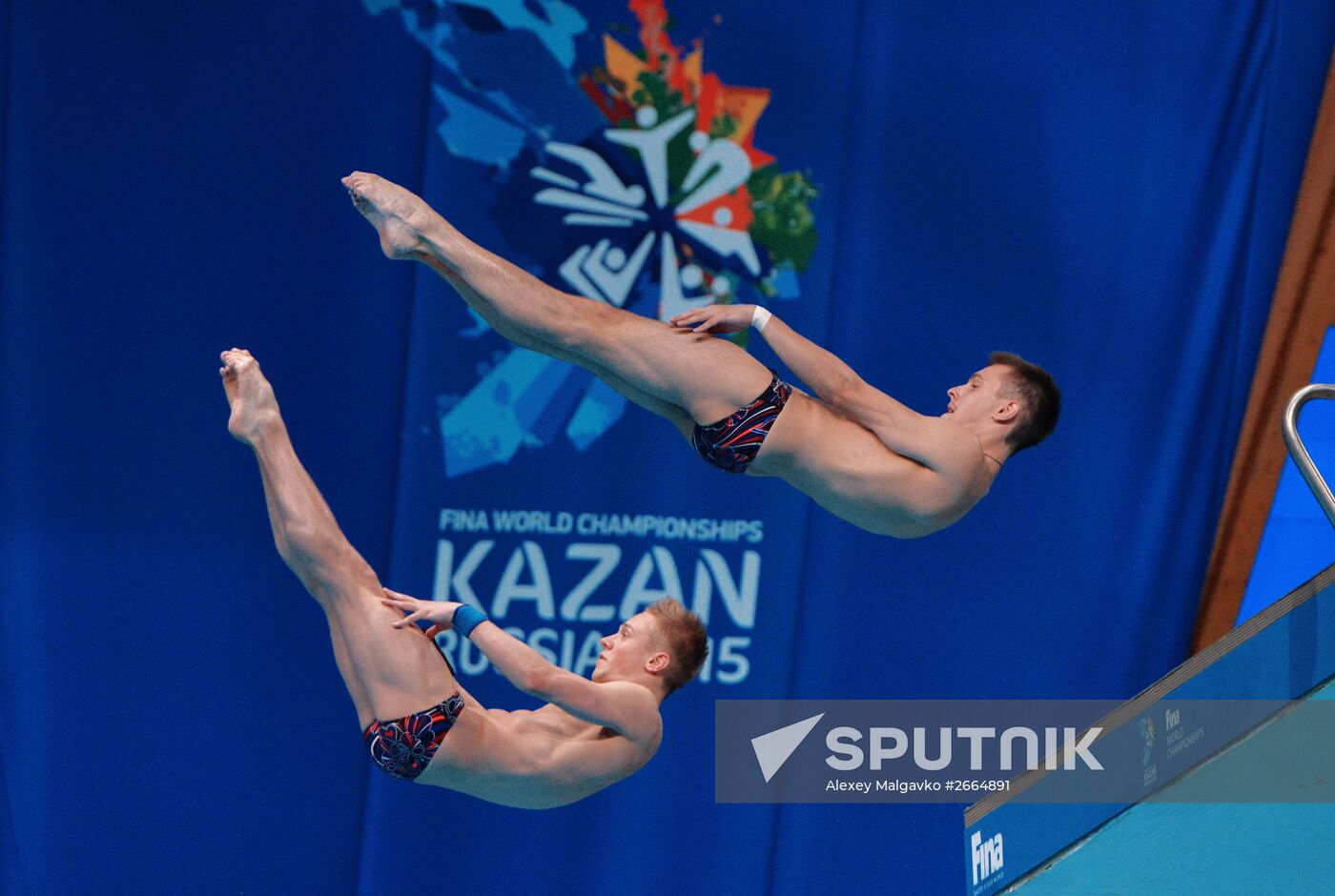 2015 FINA World Aquatics Championships. Synchronized diving. Men. 10m platform. Preliminary round