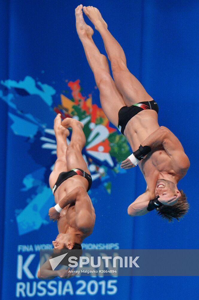 2015 FINA World Aquatics Championships. Synchronized diving. Men. 10m platform. Preliminary round