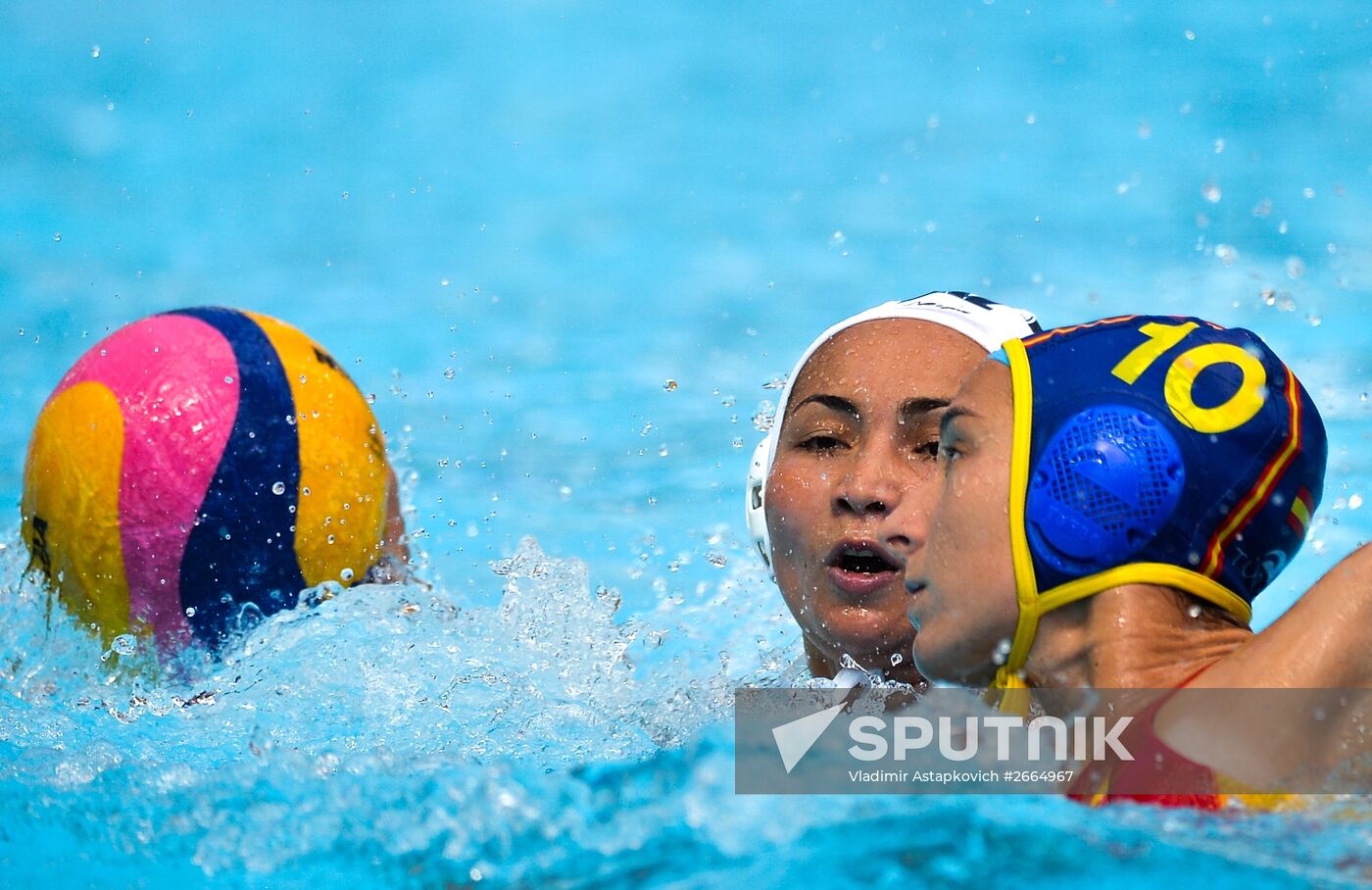 16th FINA World Aquatics Championships. Water polo. Women. Kazakhstan vs. Spain