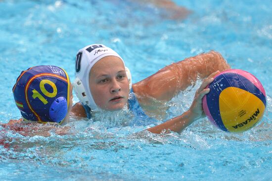 16th FINA World Aquatics Championships. Water polo. Women. Kazakhstan vs. Spain