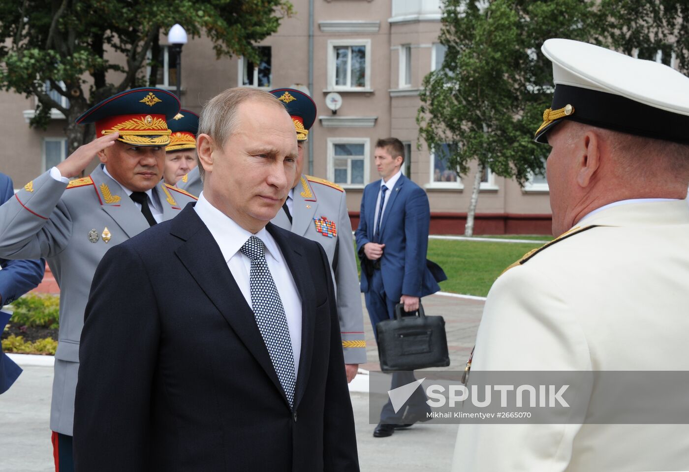 Russian President Vladimir Putin visits Kaliningrad Region